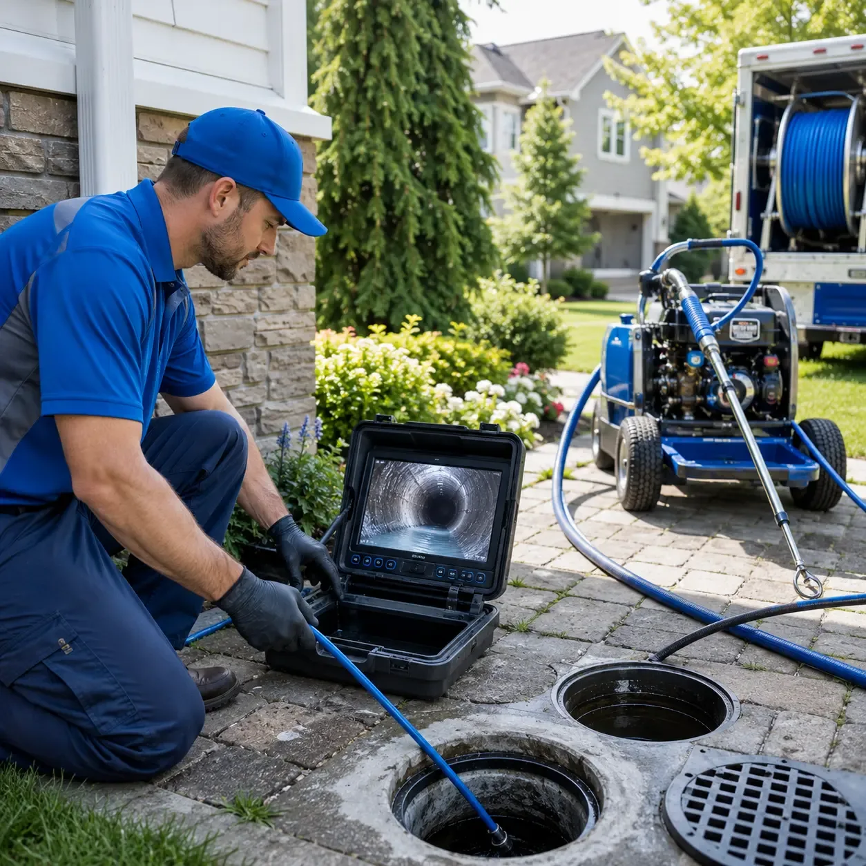 Outdoor drain cleaning professionals serving Collinsville, VA